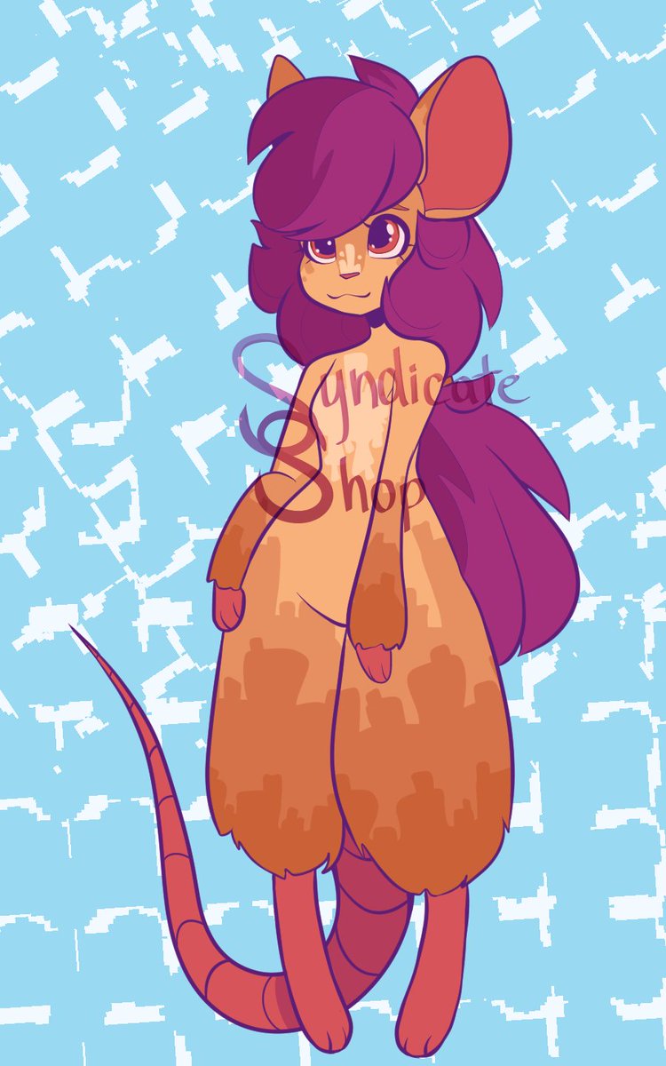 ShopSyndicate's tweet photo. Mouse Fursona Adopt 
$30 USD through Venmo OR Paypal
OR Highest Offer (Must be made within 24 hours of the first claim or it's getting sold)
Unwatermarked version available to buyer!!
Do not use for any reason without permission/buying.
#anthroadopt #fursona #furry #anthromouse https://t.co/IXCluNH1f5