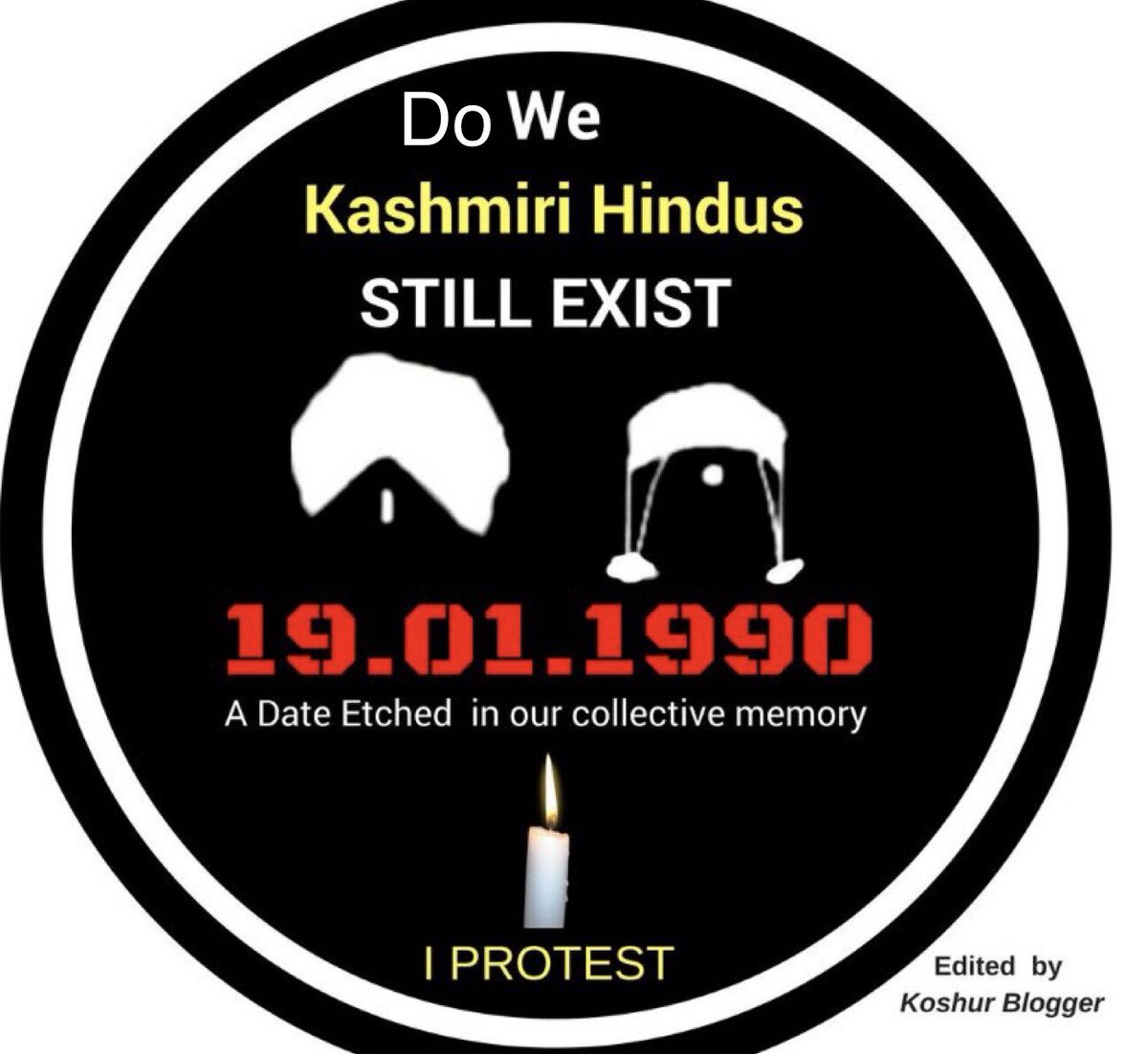 RomeshNadir's tweet photo. #19thJan1990
#HolocaustDay
Air flows freely across
My thoughts are frozen
Mind still, with eyes open
Haunted by enemyโs calls
#Ralive #Tsalive Ya #Galive
Past memories shackle Soul
Insecurity engulfs from all sides
Visible future but dark & bleak
Liberating Soul My Goal https://t.co/OK5OmZubVH