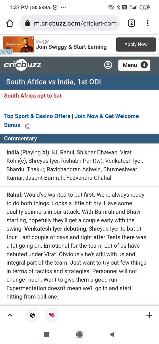 Sajid__am's tweet photo. @cricbuzz Virat is captain...? https://t.co/uMjdlj5wGY