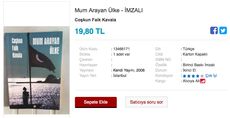 otopsiyay's tweet photo. "Mum Arayan Ülke" adlı kitabın yayıncısının Sn. 
@cengizozakinci olduğu, doğru değildir. Kitabın yayıncısı, yazarın kendisidir. Kitap, yazarın 'kendi yayını' olup, sadece kendi kitabını kendisi yayımlama konusunda yayınevimizden yardım almıştır. Bilgilerinize. 
@AliTufanKirac https://t.co/kYVQoS2nBe