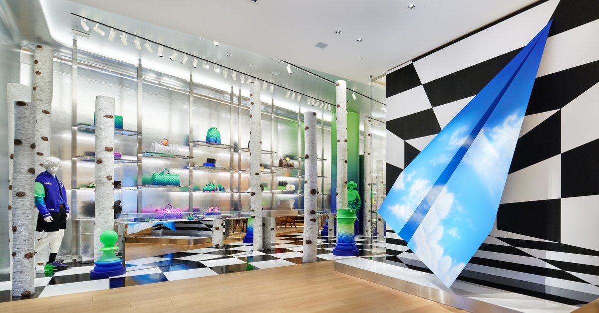 Louis Vuitton ショーウィンドウ掲示パネル Louis Vuitton 200 | Grif