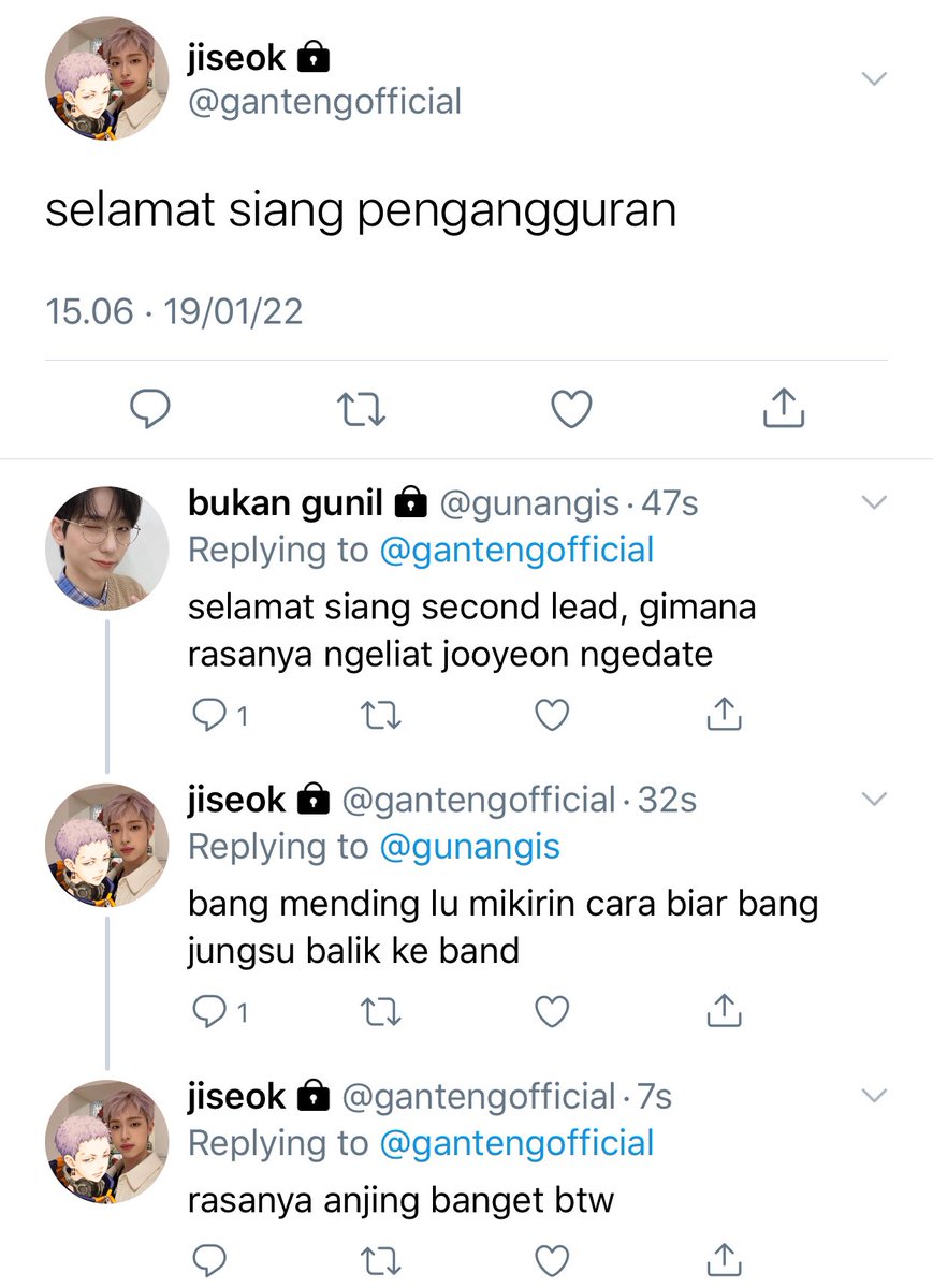 asmaraksa's tweet photo. gayeon, gunsu, odehan au prompt — tentang tiga kisah cinta dalam satu band yang sama. https://t.co/acs4hmZrE9