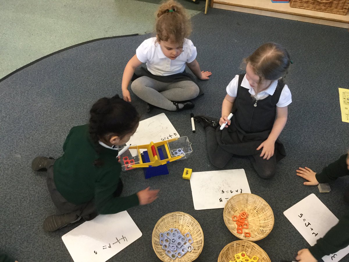GatesPenguins's tweet photo. We loved our activity of balancing the numicon, we had to use our number bonds to 5 as well as developing the language of heavier and lighter. #eyfs #earlyyearsinbolton #mathsineyfs #maths #numicon https://t.co/EJPTg8W6zP
