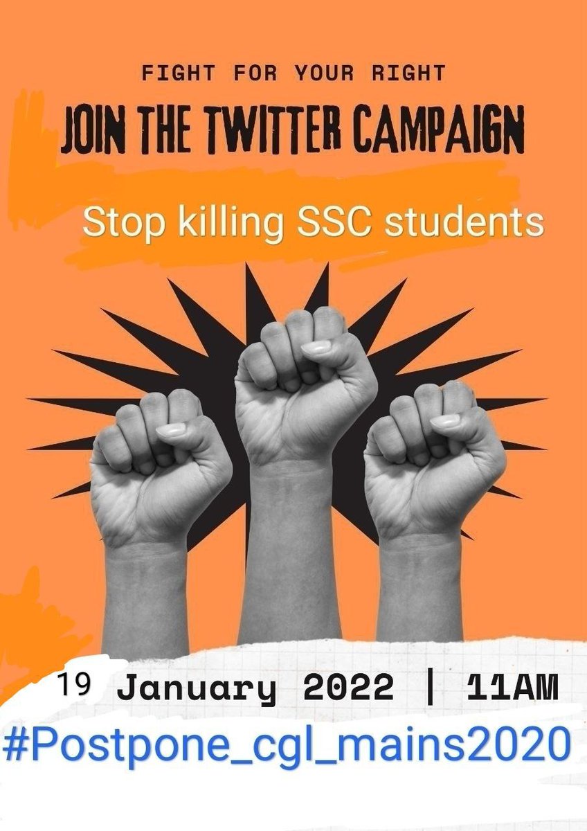 SagarGaba147's tweet photo. In the time of 3rd wave of covid, when most of the exams are getting postponed, SSC should postpone cgl mains 2020. 
#postpone_cgl_mains2020 https://t.co/qhUcfLED3Y