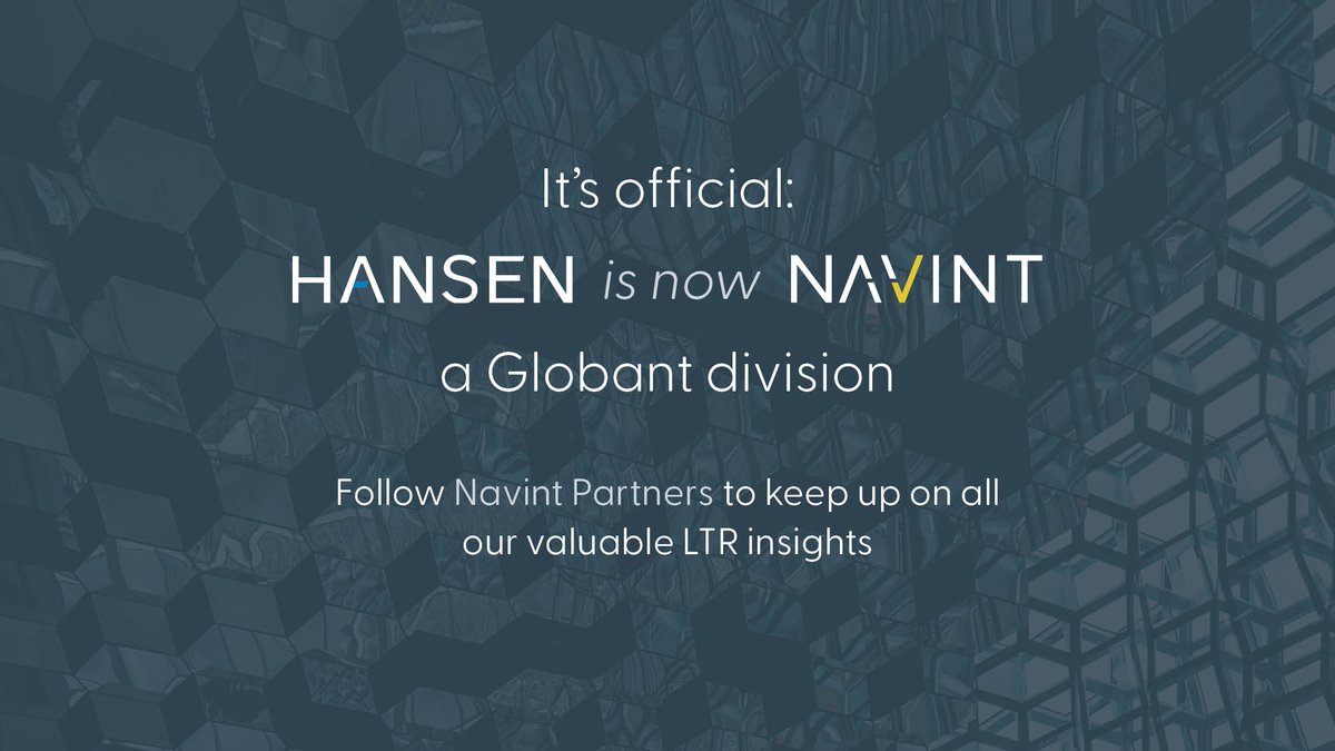 Don't forget💥

We have a new look for the new year: Hansen is now Navint!

Follow us at <a href="/navintllc/">navintllc</a>  to keep up on all our exciting news, valuable LTR insights and the latest job postings.

#leadtorevenue #navintfamily #businesstransformation #LTR