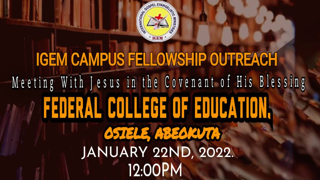 igemcity's tweet image. Campus fellowship Outrea
 #abeokuta #osiele #Youths #fellowship