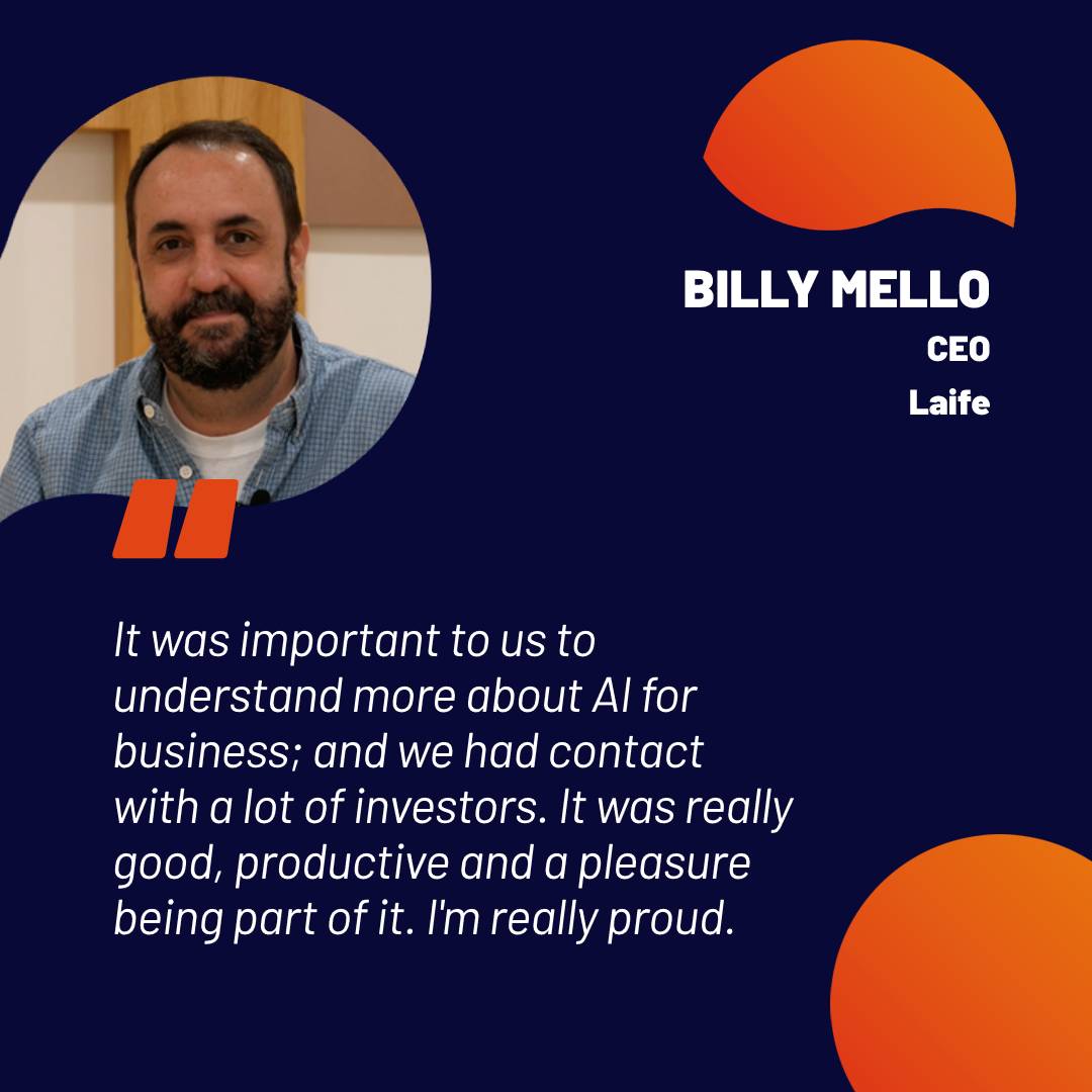 Thanks to the DMS programme, Laife's team could understand more about AI Business, and they also expanded their networks.