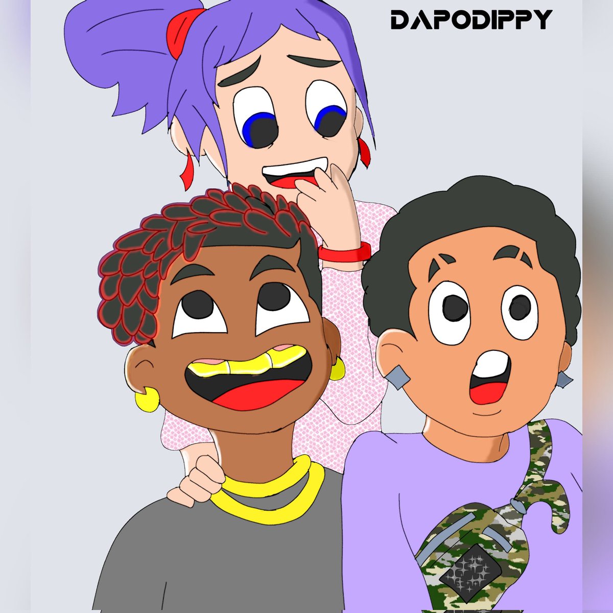 DapoDippy's tweet photo. Haven't post in a while, just been reading here. Some of my digital art https://t.co/ylC9ae7EDe