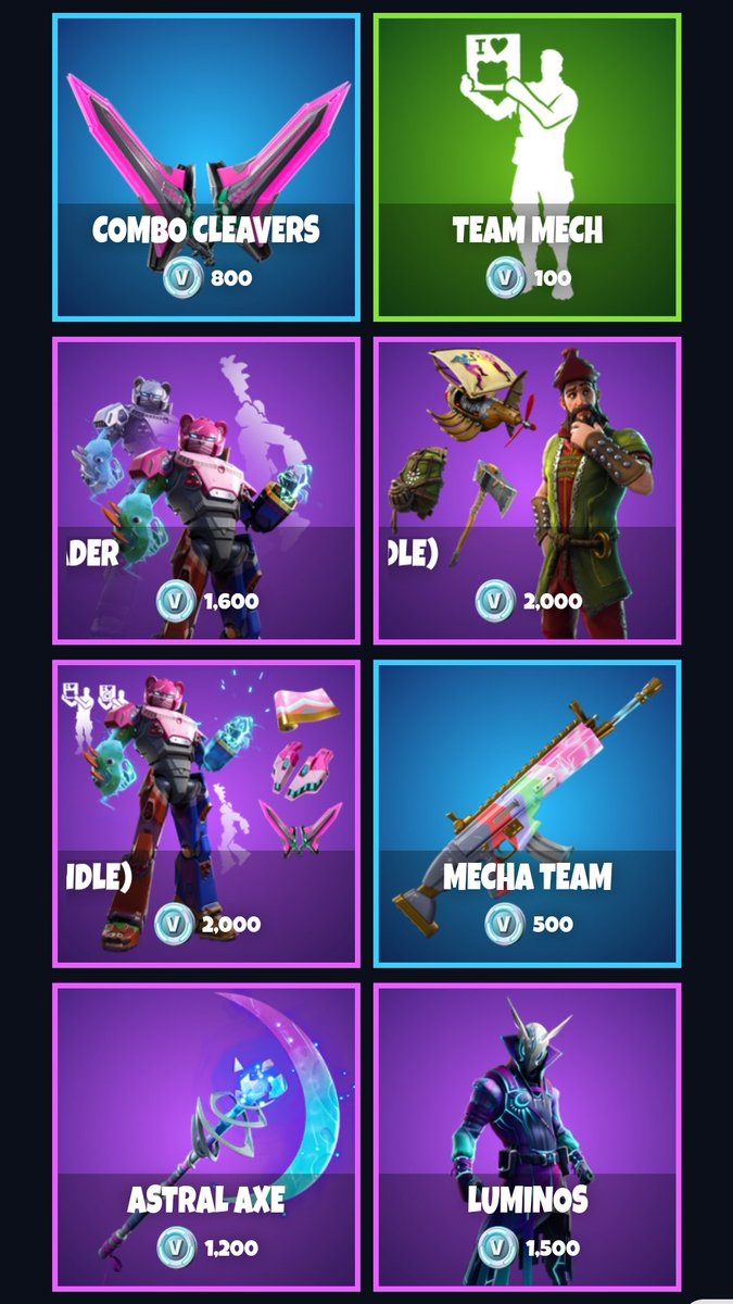 Followback33331's tweet photo. Fortnite shop 19.01.2022 
What do you think of this shop? https://t.co/489aK30Y0p
