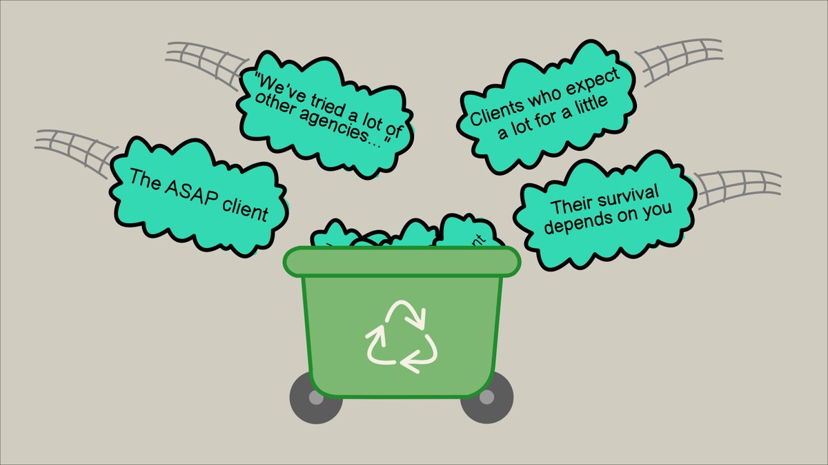 PpcVisuals's tweet image. Try to filter out problematic clients.
What things do you consider to be “red flags”?