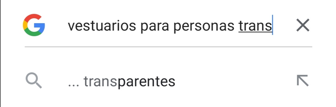 Ni google contempla vestuaris per a persones trans. Irònicament, abans existeix la cerca de vestuaris per a persones transparents. 😒😒😒
És urgent que les institucions forcin a repensar el disseny d'espais, tant de les instal.lacions públiques com privades. <a href="/BarcelonaLGTBI/">Centre LGTBI de Barcelona</a>