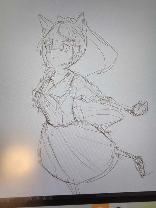 なんかフワッとした物が描きたくなった 