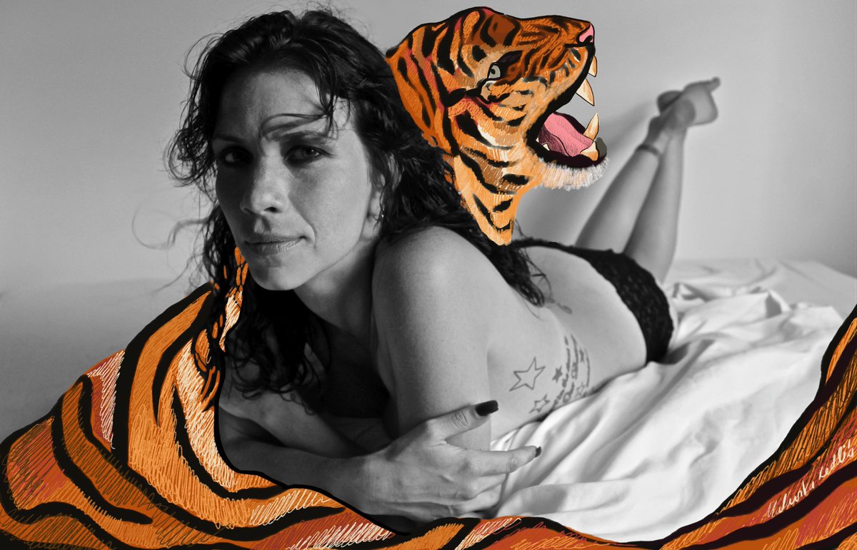 malavikareddi's tweet photo. Reminiscing the time when I first spoke to @FidelEverywhere and told him we should collaborate, that I wanted to paint on his pictures for a charitable cause we were both invested in, to now doing a Genesis collab collection on @opensea #OpenSeaNFT, “Nature’s Reign” is massive. https://t.co/R8PAUy707R