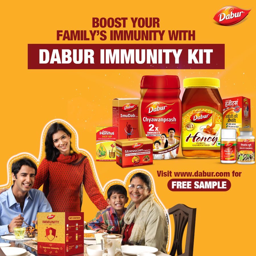 imohitburman's tweet photo. Your Family's Immunity is our first priority! Boost your family's immunity with the #DaburImmunityKit which includes the right mix of immunity boosters packed with the power of Ayurveda.
#Dabur #Immunity https://t.co/sg85bCMWh3