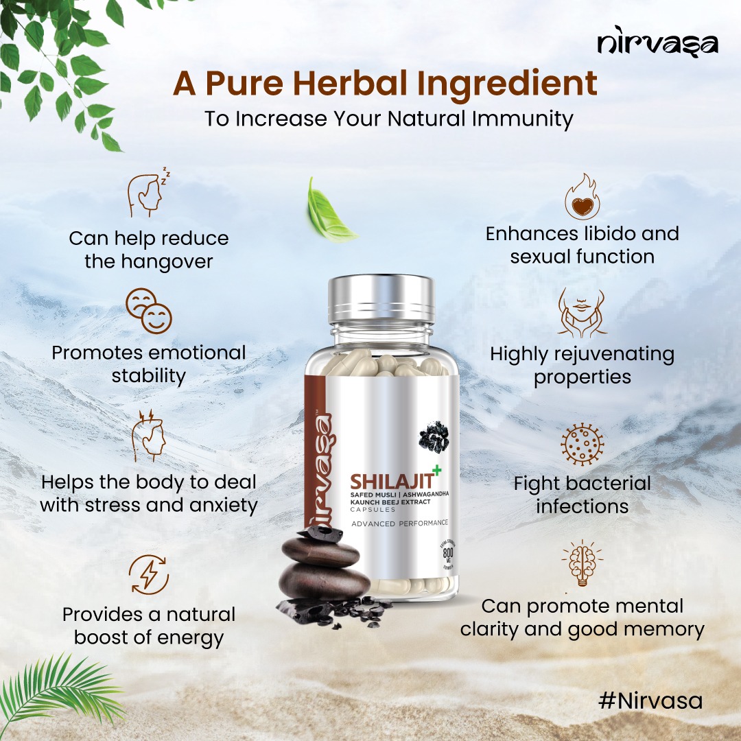 nirvasa_in's tweet photo. Nirvasa Shilajit capsules has a very complex natural formula where each of the ingredients may help with different health issues.  
https://t.co/lTh20oDsjH
#shilajit #health #shilajitresin #shilajitbenefits #ayurveda #ayurvedic #superfood #fulvicacid #antioxidants #stayhealthy https://t.co/C074KiVsYM