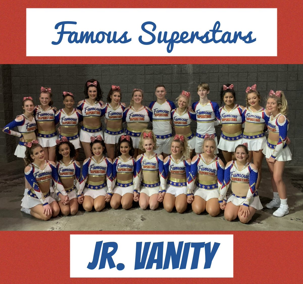 MJMichelleJones's tweet photo. So proud of my niece and her teams this past weekend at Spirit of Hope Nationals❤️💙 #famous #gold #jrvanity #SOH https://t.co/c0e6oIH1LT