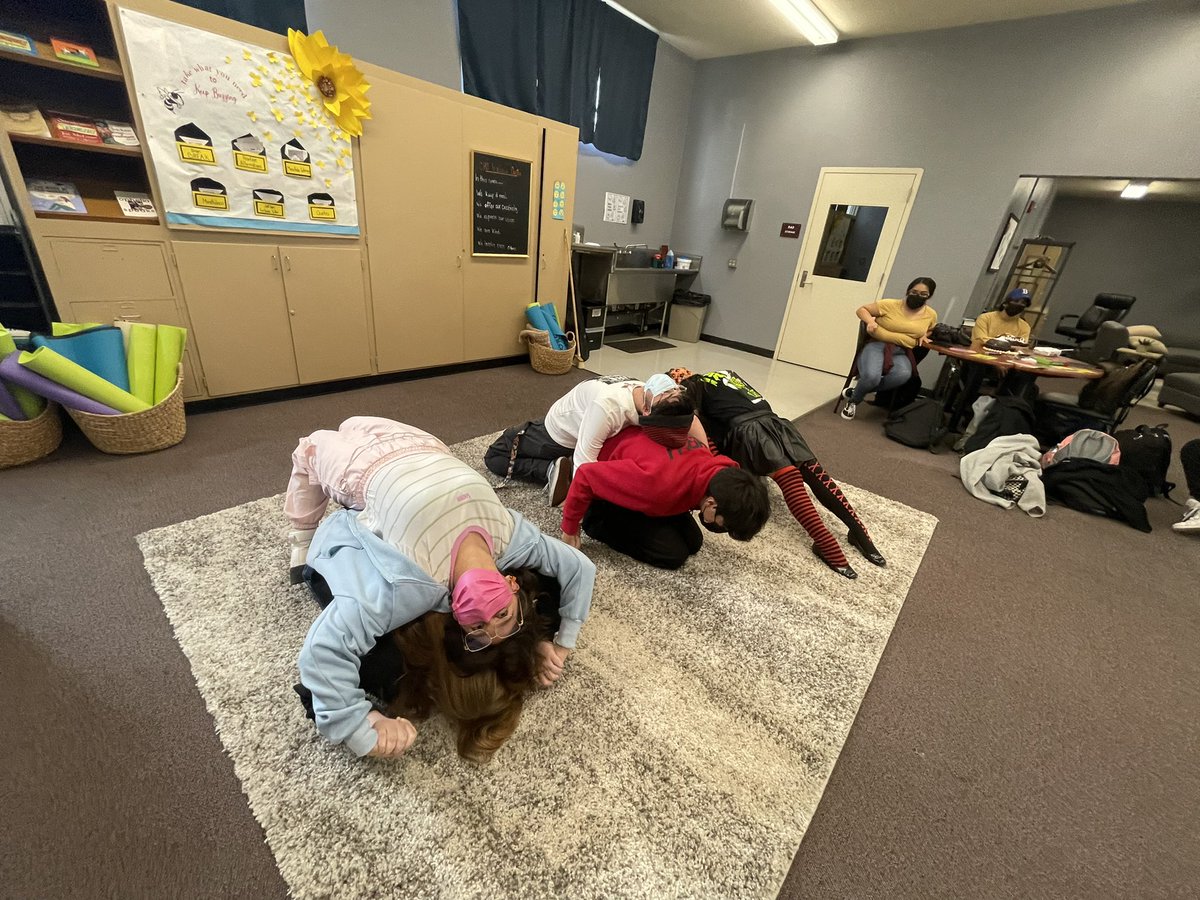 Today’s yoga pretzel session was a total blast!