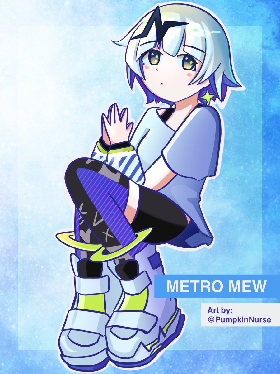 pumpkinnurse's tweet photo. METRO MEW FanArt I did Today. Hope you like it!! 
I'm in love with her Music 

#エクレアグルーヴ #メトロミュー #metromew https://t.co/7DzYjyG8hW