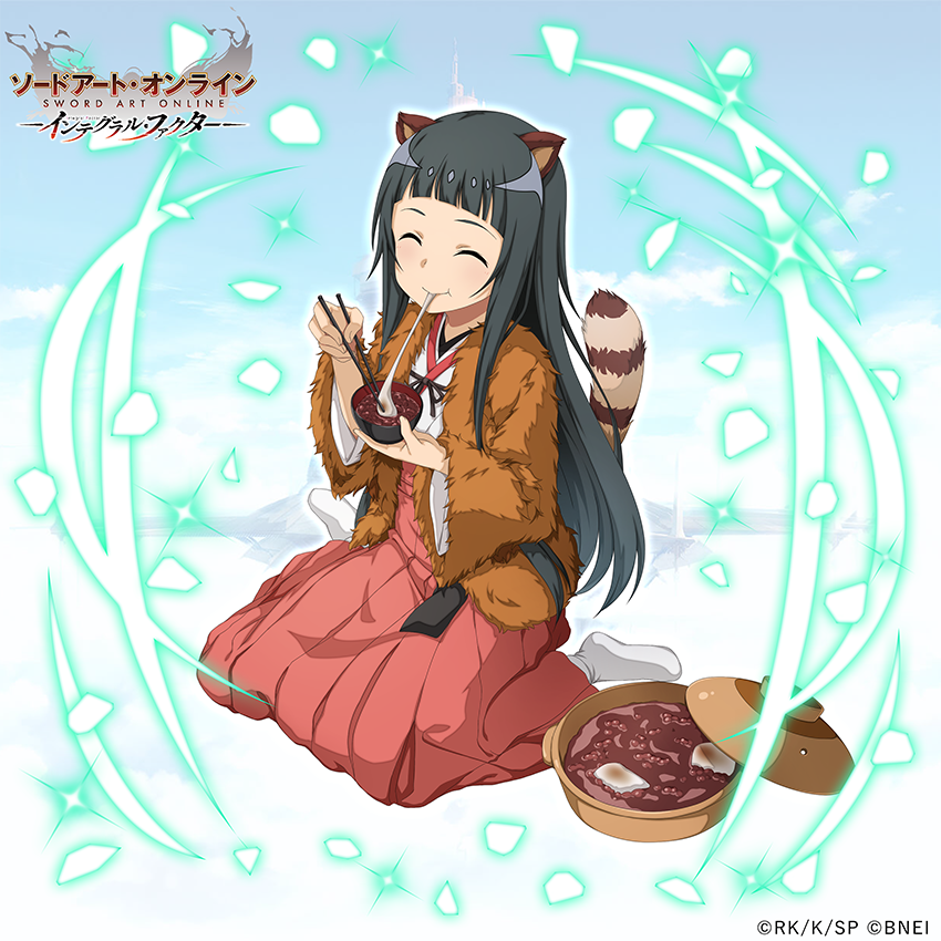 ■「小豆さらさらオーダー」

新★4【甘味にご満悦】ユイが登場！

アビリティ

防御力が400上昇
自身が状態異常（麻痺、スタン、睡眠、呪い、衰弱、石化、毒、火傷、出血、凍傷）の時、防御力が15%上昇
スイッチを使用し命中時、30秒間、自身に炎傷（スタック50）の効果が発生

#SAOIF