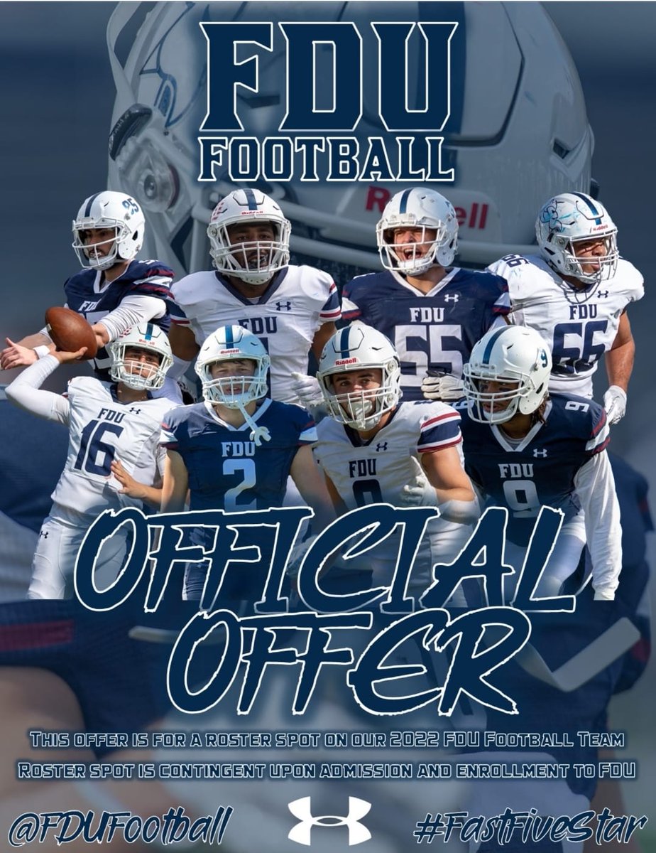 Good things are happening to members of Coach Flo's Dream Team.  Shout out to Michael Marinelli a 2022 WR/DB from NJ State Champion Cedar Grove HS in NJ  for earning an offer and roster spot from FDU-Madison.  Michael has received offers from FDU, Wilkes and WPI so far.