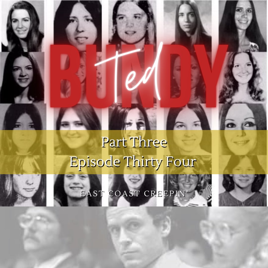 ECCthePodcast's tweet photo. Listen in this week as we end our series on #TedBundy! Secretly, we know someone could have stayed longer for a part four!
.
.
.
.
.
https://t.co/fNHzodSQmc https://t.co/CrlX6AleDx
