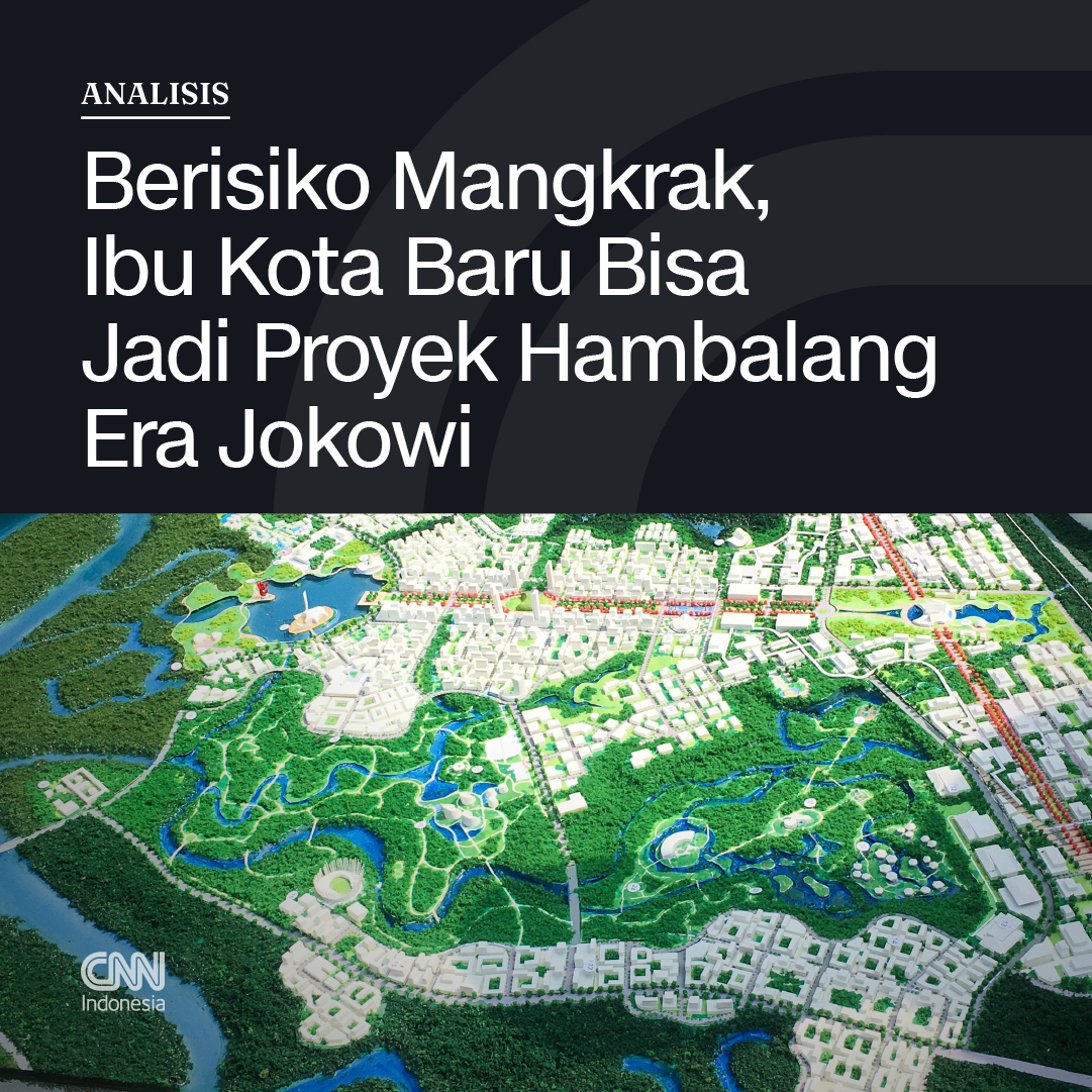 CNNIndonesia's tweet photo. "Jika APBN tidak mampu kemudian investor tidak tertarik dengan pembiayaan IKN, maka proyek ini akan mangkrak dan menjadi museum pembangunan terbengkalai paling besar di Indonesia," ungkap Peneliti Indef Nailul Huda. https://t.co/9HZaGtpZnq #Analisis #CNNIndonesia https://t.co/jbH0xXpaL1