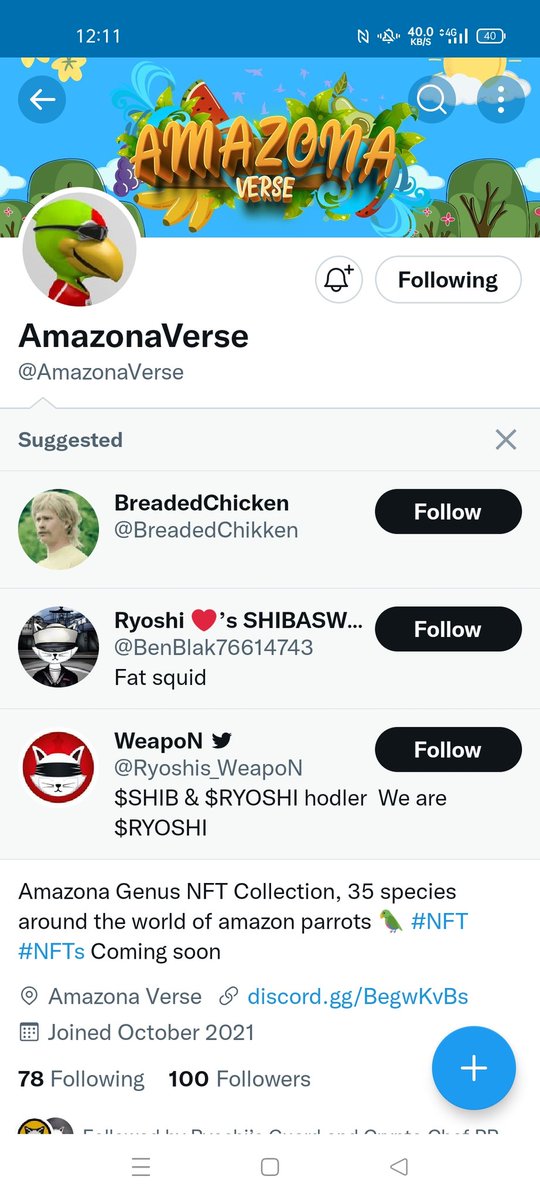 marahadil's tweet photo. @cryptochefpr @RyoshisGuard @AmazonaVerse Done https://t.co/M9i2bRY4Li