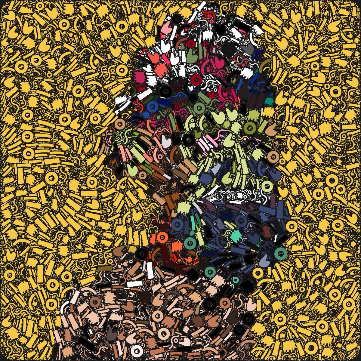 Abstract Bored Apes tweet media