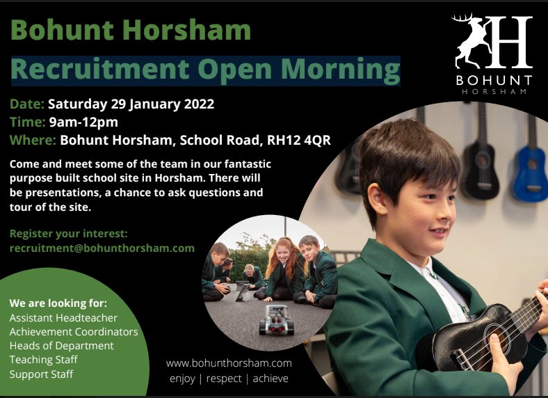 Interested in joining our caring, talented and creative team? A colleague who recently joined us described the experience: ‘I have been blown away by your kindness, openness and willingness to help me settle in so quickly.’ Come &amp; meet us in our brand new school to find out more