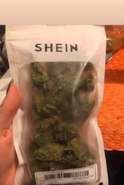 wyaking's tweet photo. Never smoking weed off Shein again.. https://t.co/4zv34h5W6N