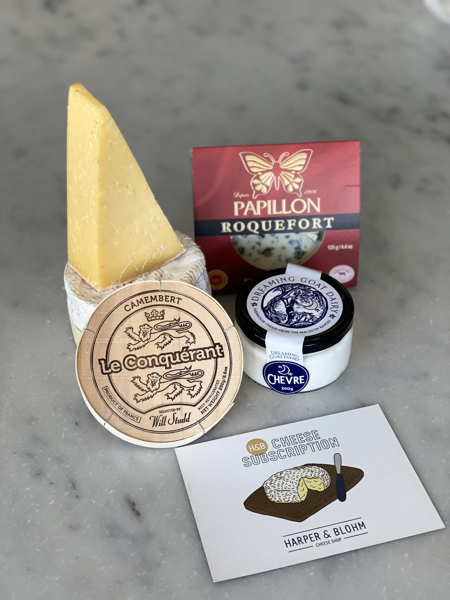 Whether you're a newcomer or old hand, we'd thought for the February Cheese Subscription we’d start at the beginning with four cheeses that showcase the true fundamentals of their particular style.

harperandblohm.com/collections/gi…