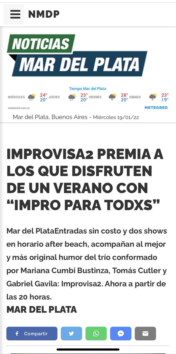 Grupo Improvisa2 tweet media