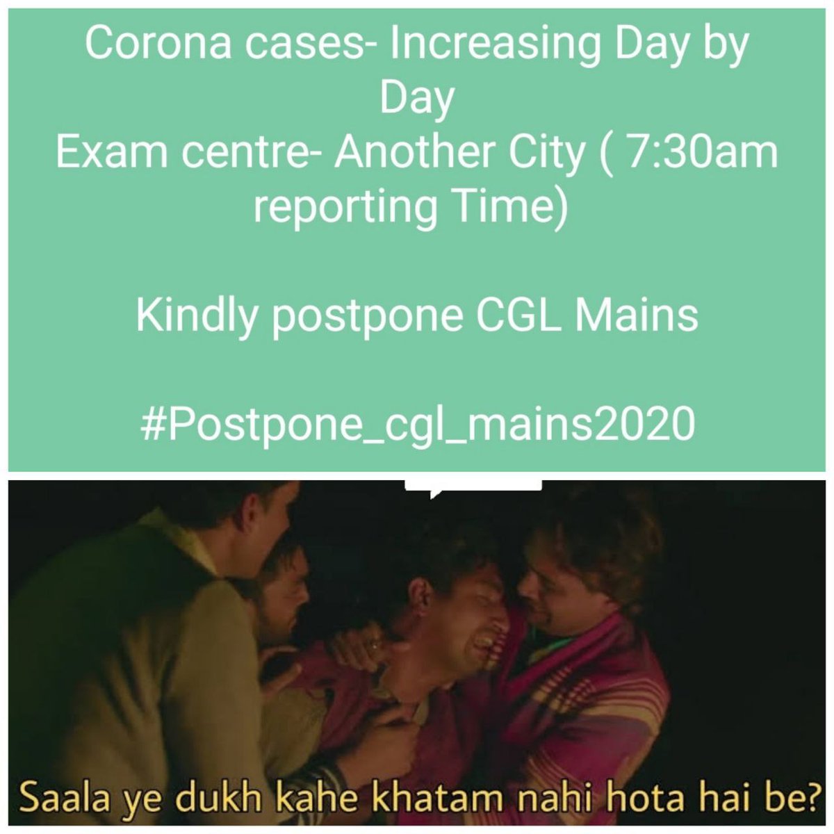 Bipin28003322's tweet image. #Postpone_cgl_mains2020 #IBPS_PO_POSTPONE #NDTV 
Corona is increasing day by day in my area daily 600-700 cases coming please postpone the exam