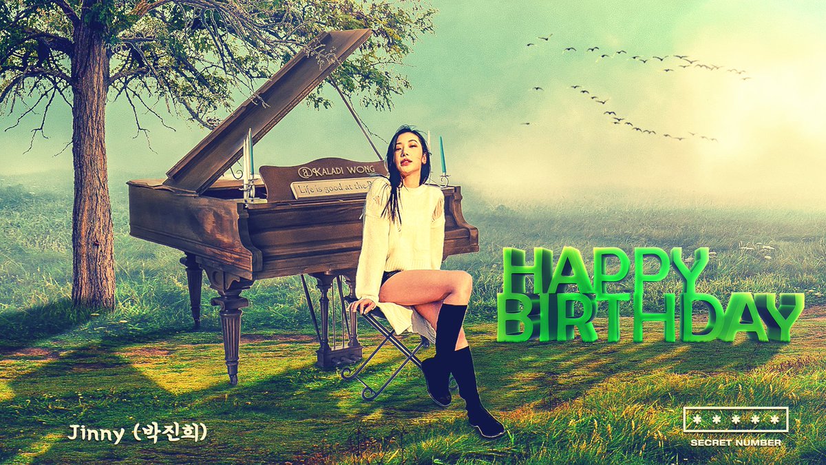 KaladiWong's tweet photo. HAPPY BIRTHDAY JINNY

#Our_Rapper_Jinny_Day 
#SECRET_NUMBER #JINNY
@5ecretNumber https://t.co/m8zaTXL7xh