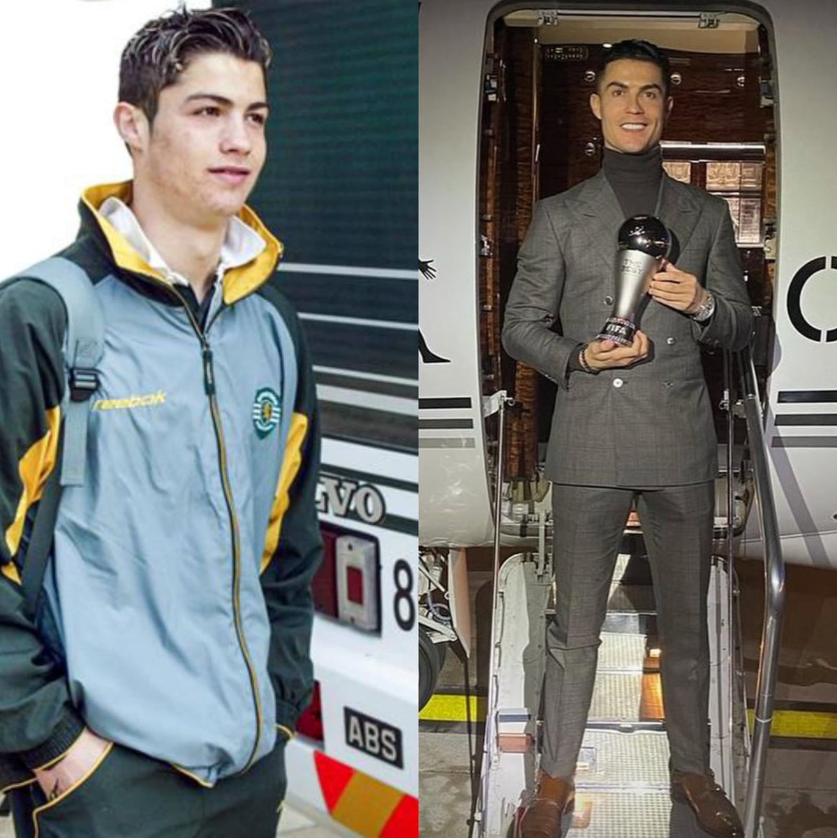 InvictosSomos's tweet photo. Se alejó de su familia siendo un niño. Trabajó como nadie. Y gracias a su talento, disciplina y fortaleza mental se grabó por siempre en la historia del deporte más hermoso del mundo. El chico portugués que se convirtió en el máximo goleador del fútbol profesional. INCR7ÍBLE. https://t.co/f58y1FF1P0