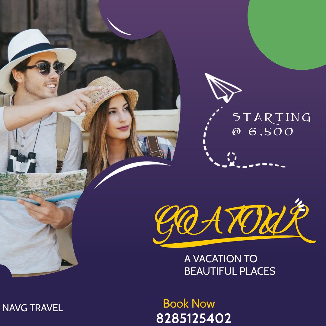 NavgTravel's tweet photo. Planning a visit to Goa this year? Get a taste of the natural beauty by booking our Goa Tour Pack. Feel free to contact us at 8285125402.

#adventuretravel #traveldiaries #incredibleindia #exploreindia #travelindia #navgtravel #travelindiagram #goadiaries #seafood #adventure #Goa https://t.co/VpykTk2Pq3