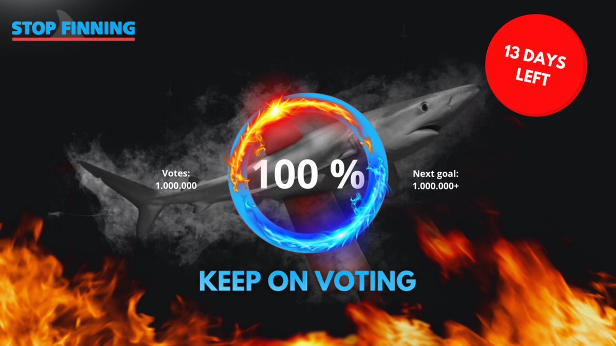 SCMBScience's tweet photo. Together we made it happen: 1 million Europeans demand a #FinBanNow in Europe! ๐๐ฆ
#Keeponvoting for #StopFinningEU until January 31! #Everyvotecounts ๐๐ป https://t.co/rzOL1SjumH (EU Citizens only) ๐ช๐บ
via @StopFinningEU https://t.co/fPgwHVuSa7