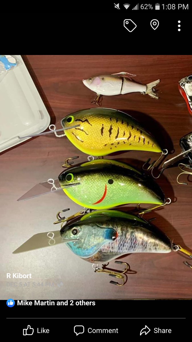 CustomRyans's tweet image. Custom Handmade fishing lures