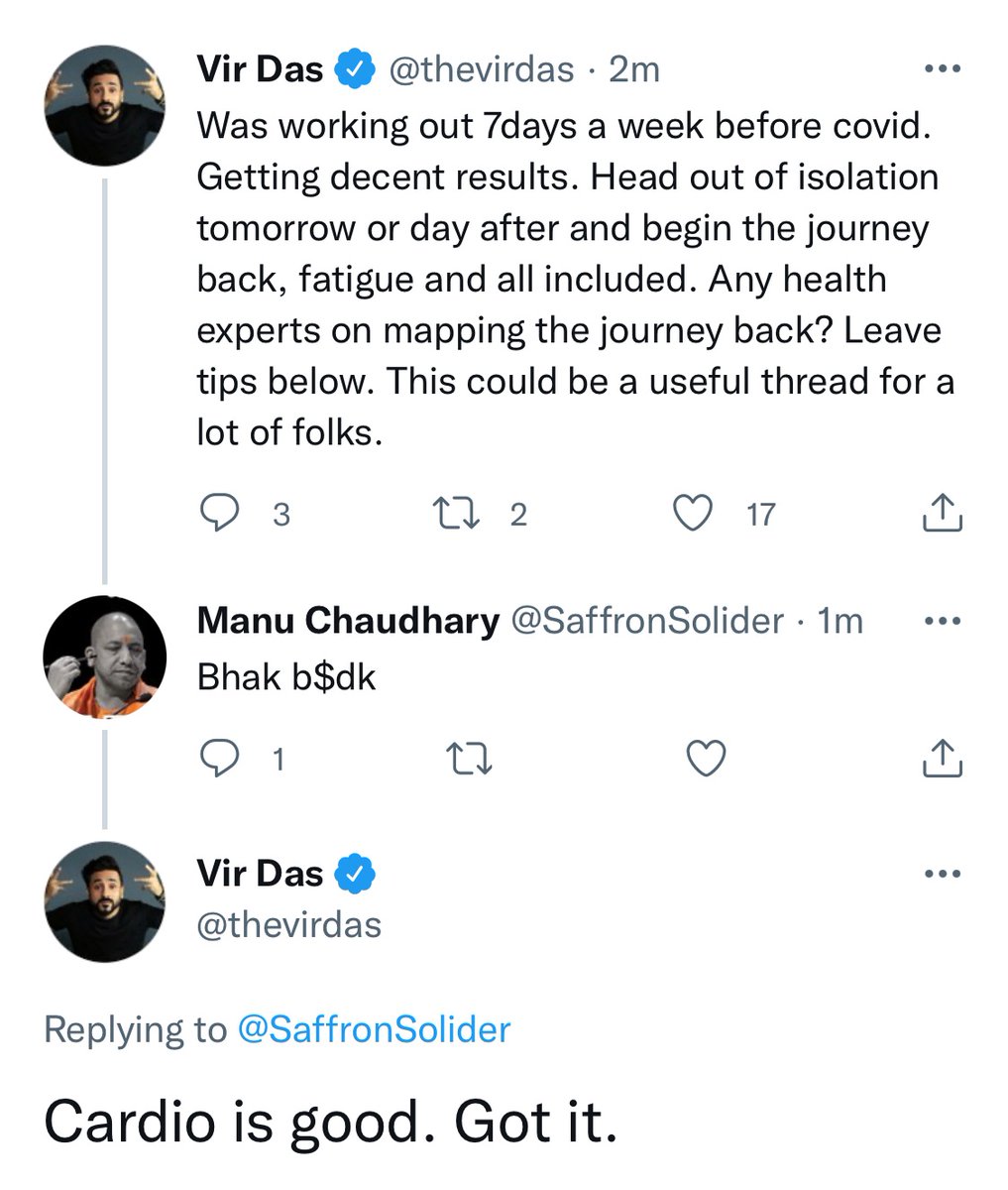 thevirdas's tweet image. Twitter.