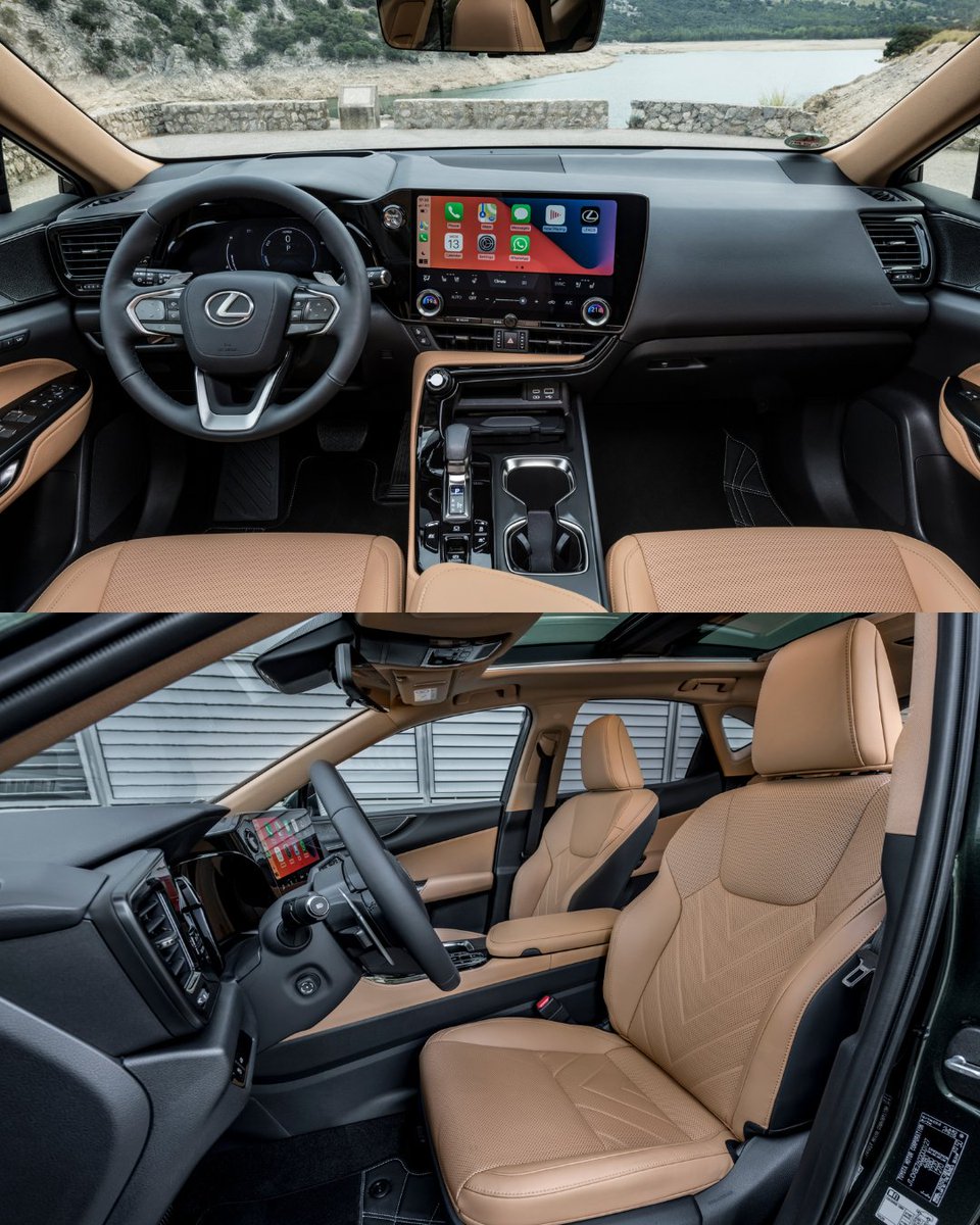 PowerDrift's tweet photo. Lexus has commenced bookings for the NX 350h in India. The petrol-hybrid SUV is equipped with :
➡ 2.5-litre petrol engine 
➡ 192hp, 221Nm
➡ AWD
➡ 180kmph top speed
➡ 0-100kmph in 7.7 seconds
➡ 18-inch wheels
➡ 9.8-inch touchscreen infotainment https://t.co/0qfq1EG3Ab