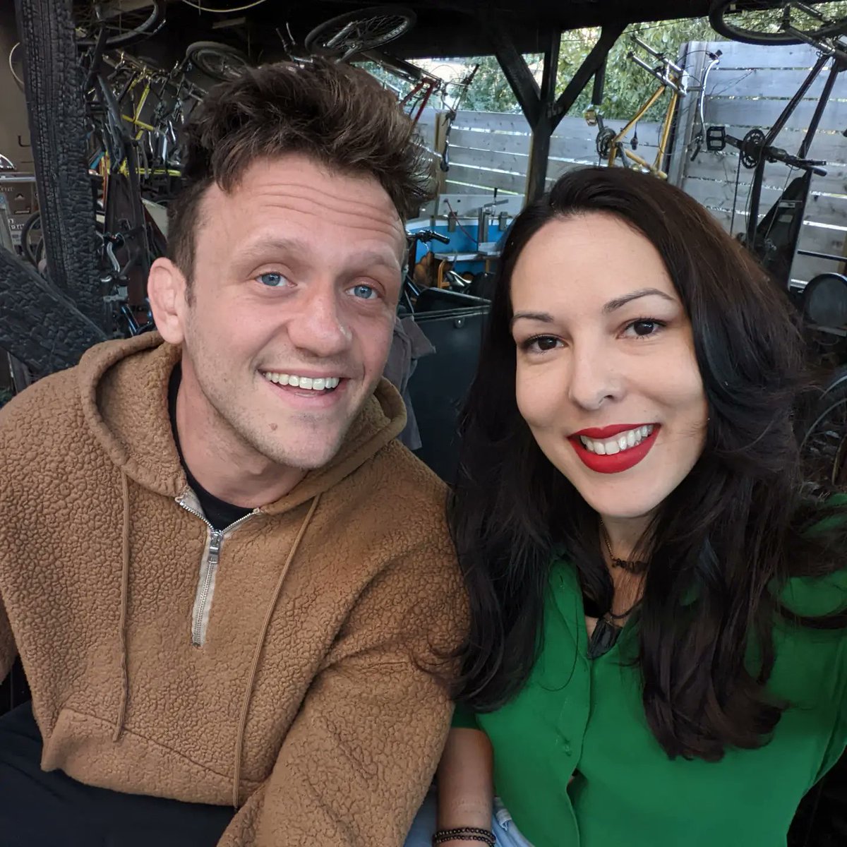 JadeforAustin's tweet photo. Nothing says Austin more than a candid conversation in the back of a #pedicab Thanks @TheAlexStrenger for the time to discuss why District 4 in #Austin deserves better and how I will help bring us #bettertogether

#votevotevote @jadeforaustin #keepaustingreen https://t.co/F51QcreoS9