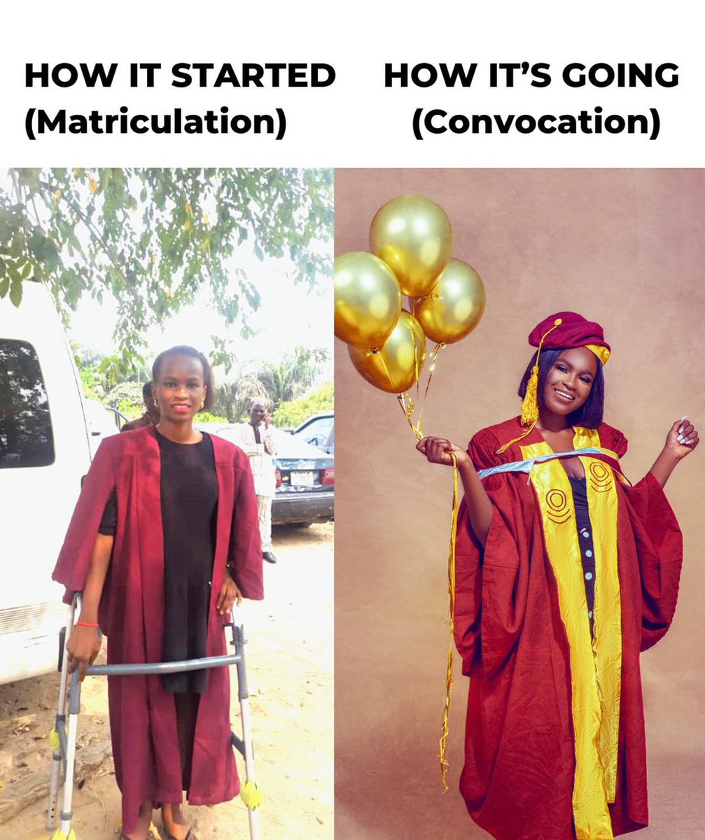 Joy_fro's tweet image. Entering Unilag with 6 Legs and Graduating with my 2 Legs will forever be a Testimony to me and my family…. 😩😩😩

Thread 🧵