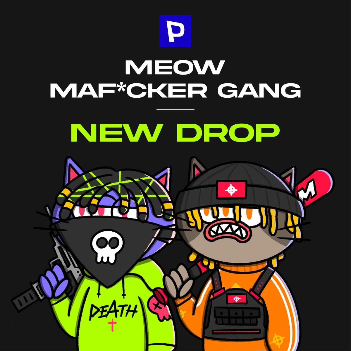 New Grop Gang!! #08-09 🔥🔥
<a href="/ParasHQ/">Paras</a> 
.
Please check it out 🙏  Start at 1 $NEAR
paras.id/collection/meo…
.
#NEARnft #NEARUSDT #NEARcollector #NEAR
#NFTCommunity #NEARProtocol #NFTs #NFTarts #PARASnft #NEARnft