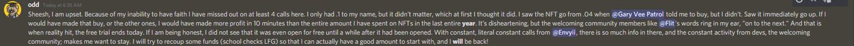 ⚡️Public members testimonials⚡️

This 5 day free trial has taught many members the fundamentals of nft's and even made them profit.

Love to see it!