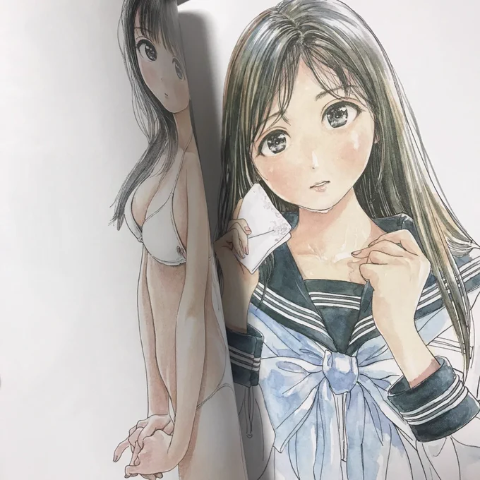 博さんのイラスト集が届いた!
『明日ちゃん』のほかにも『ゆめくり』や同人誌のイラストなども収録されている最高な一冊です😭✨
イラスト一枚一枚が素敵すぎる😂 