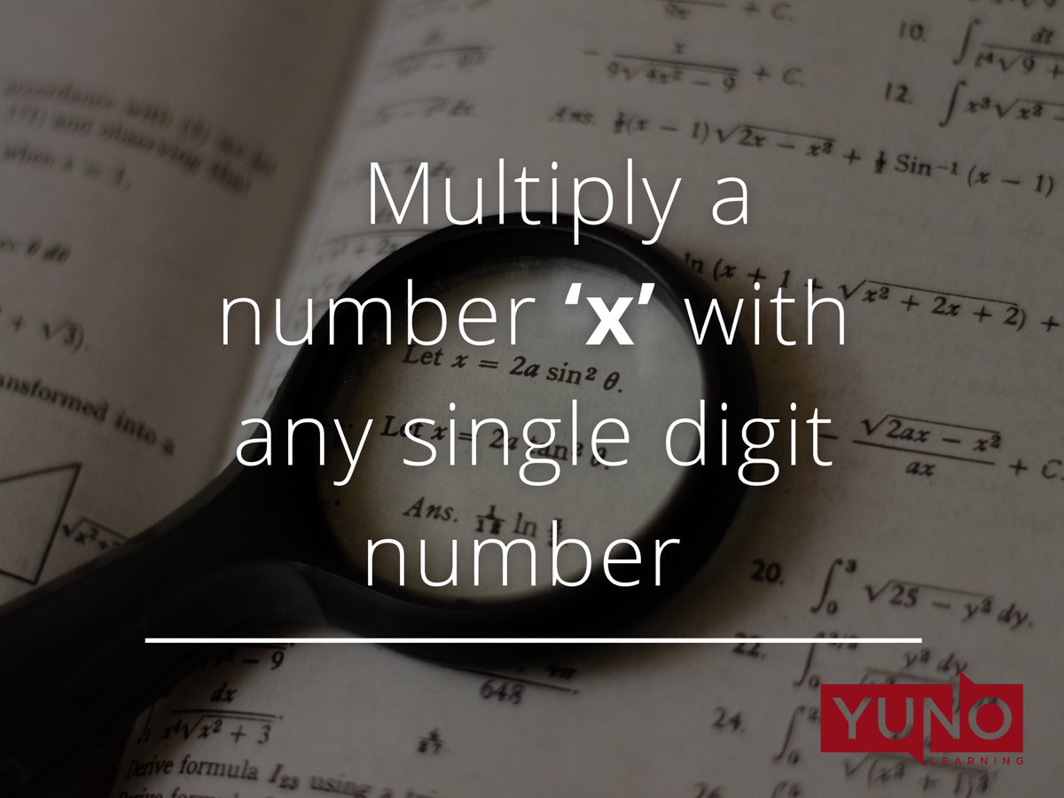 YunoLearning's tweet photo. This worksheet will help you brush up on your knowledge of the Vedic Maths sutra that helps you multiply any number with another. Unlike a specific method, this method is inclusive of all numbers.
Worksheet : https://t.co/AirW0qNyrs
#YunoLearning #vedicmaths #multiplication https://t.co/TmiXLJNCr6