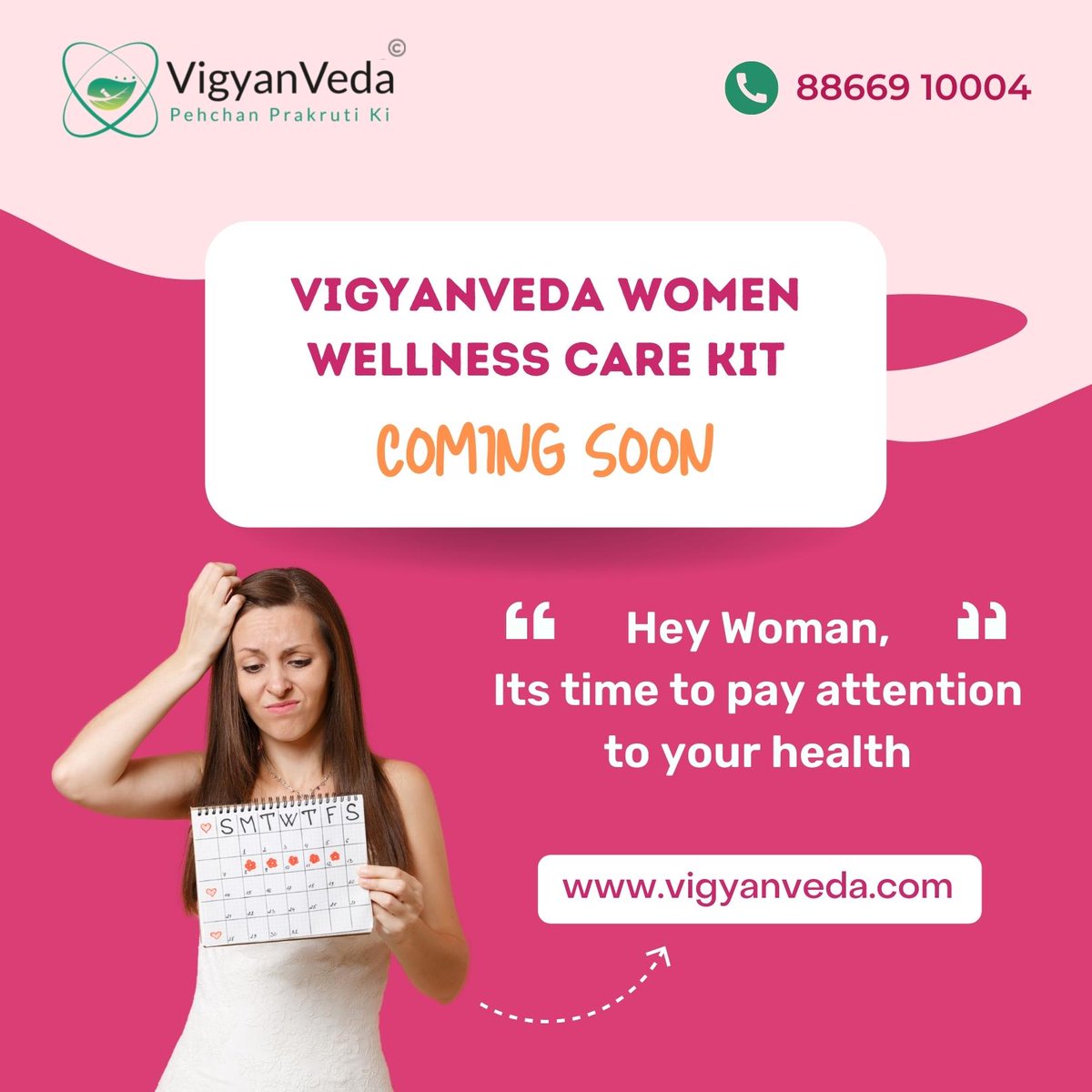 vigyanveda's tweet photo. A healthy menstruation cycle represents good health. Don't ignore the painful symptoms of your menstrual problems. VigyanVeda Wellness Care Kit is coming soon to cure all your menstrual health problems. 
https://t.co/utCVewhXnN

#VigyanVeda  #Ayurveda #Comingsoon #periods https://t.co/fj3ylzuW9v
