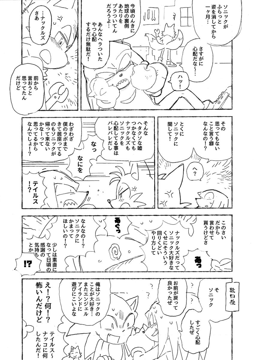 テイルスくんとソニナコ(?)
IQ300パンチ 