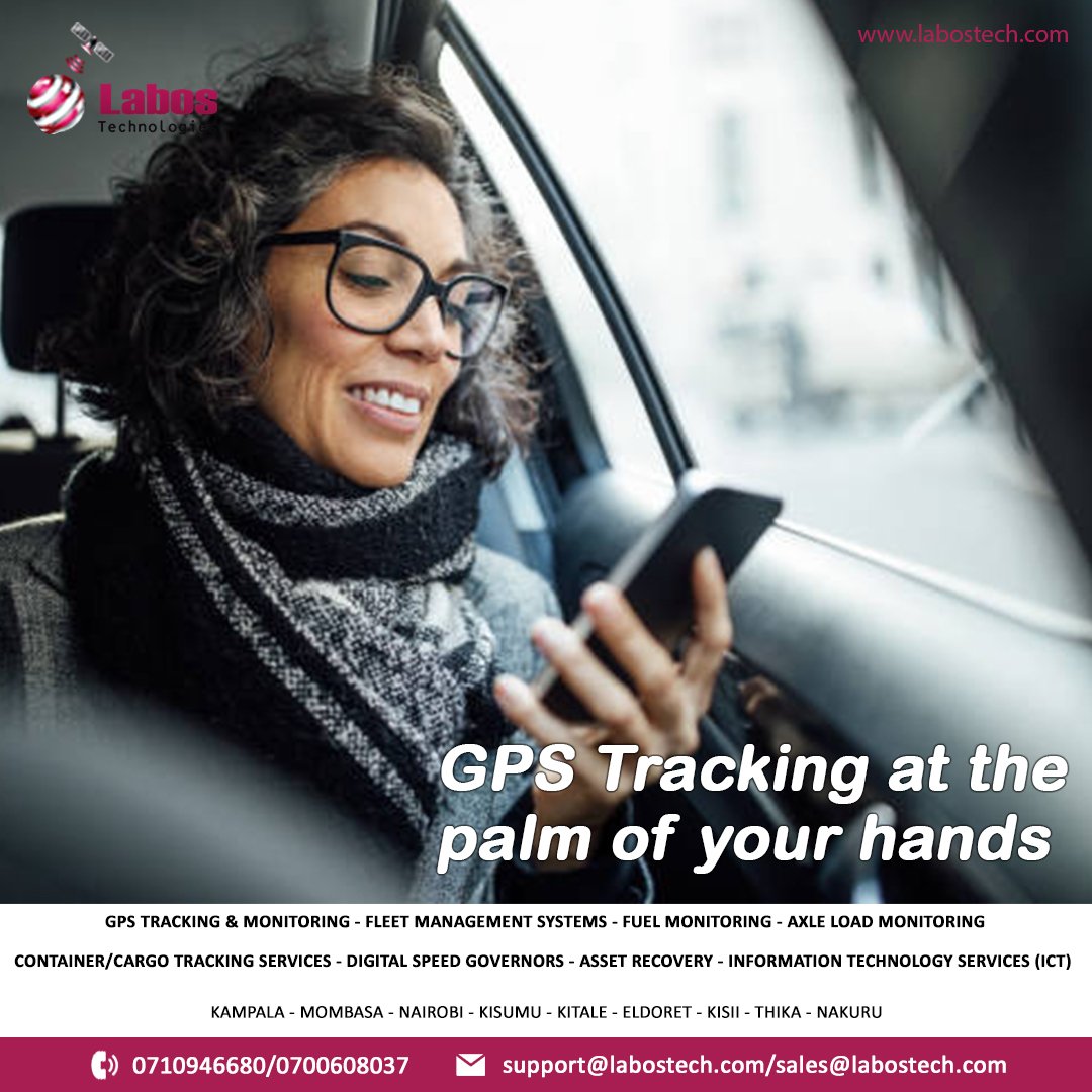 labos_ltd's tweet photo. With our real-time GPS tracking system we make it easier for you to monitor your vehicle anytime, anywhere.
#vehicletracking #speedgovernors #GPStracking  #Trackingservices #Fleetmanagement #Fuelmonitoring #Axleloadmonitoring #Containertracking #RFID
Link in our bio. https://t.co/osFi3cah9X