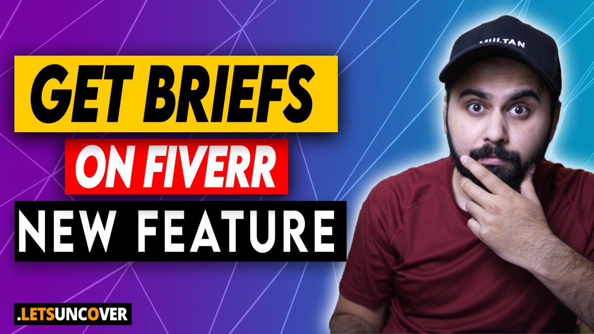 Lets_Uncover's tweet photo. Fiverr New Feature 2022, (Get Briefs on Fiverr):
https://t.co/5DPglhkbeV
.
.
.
#letsuncover #fiverr https://t.co/RG0gmvWJNw